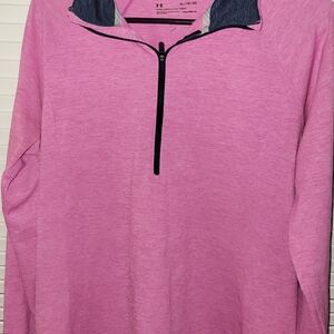 Under Armour Women's Pink Half Zip Jacket